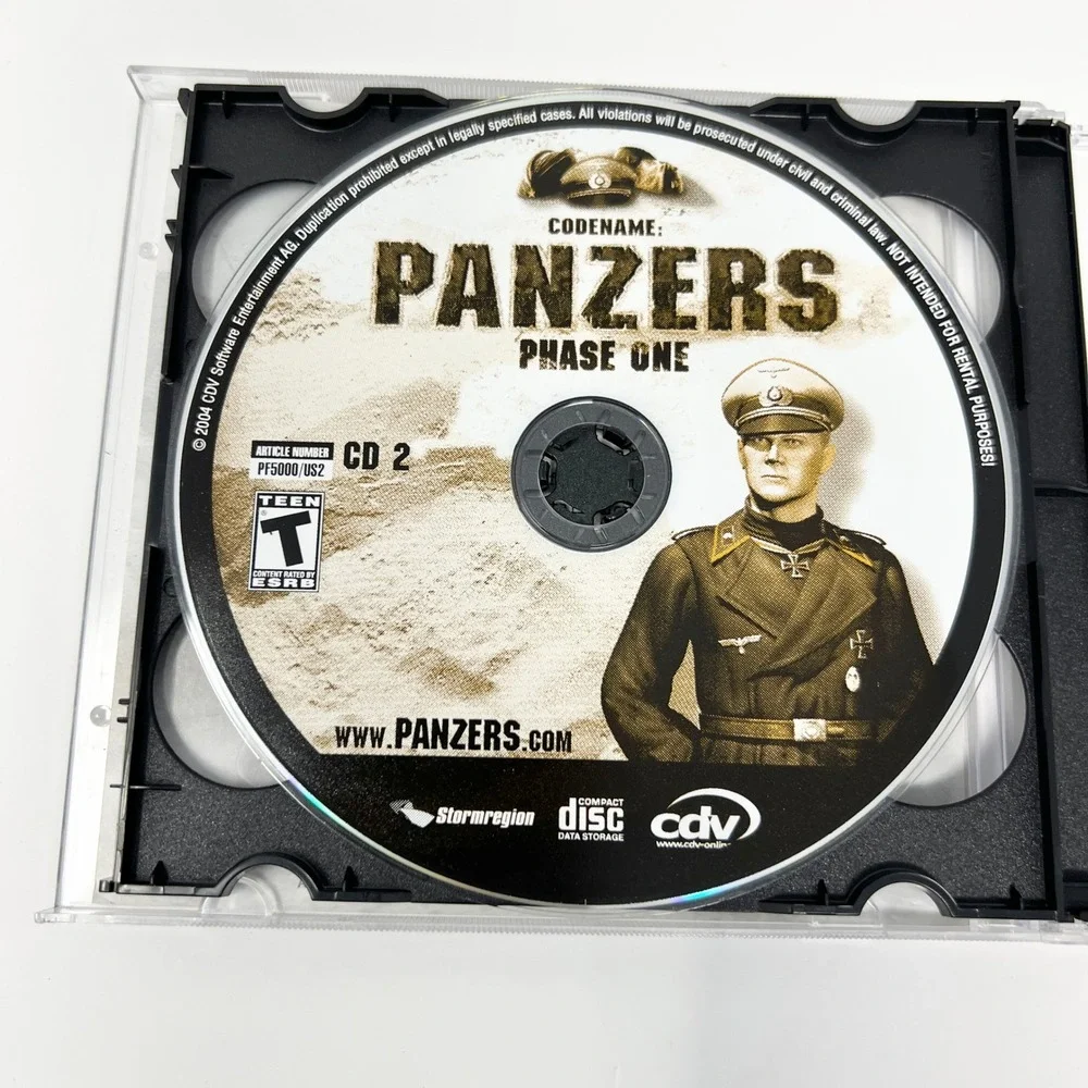 Vintage 2004 Codename: Panzers Phase 3 CD-ROM CDV Software‎ PC Game